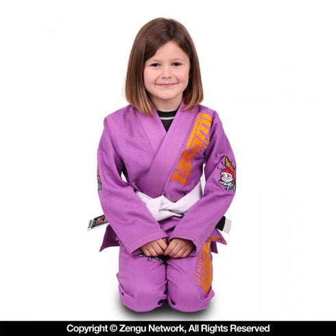Tatami x Meerkatsu Animal Kids Jiu Jitsu Gi - Purple-2